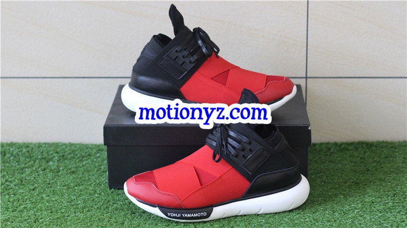 Adidas Y-3 Y3 Qasa High Red Black